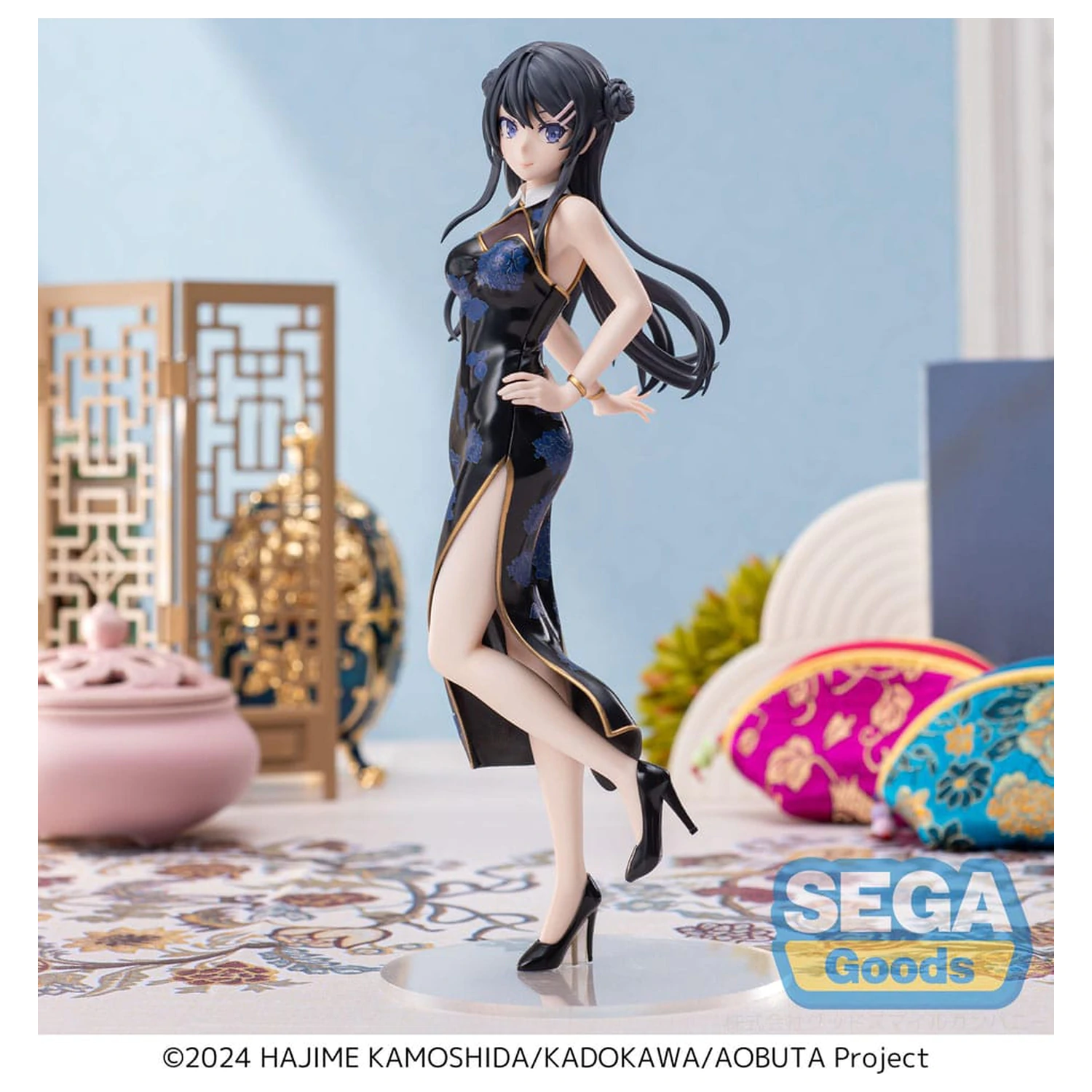 Rascal Does Not Dream Series XStellar PVC Statue Mai Sakurajima Chinese Dress 22 cm product photo