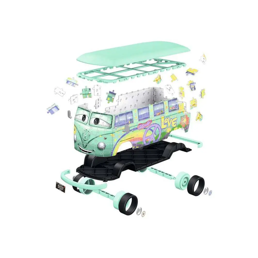 Ravensburger 3D Puzzle Volkswagen T1 Cars Fillmore (184 Pieces) product photo