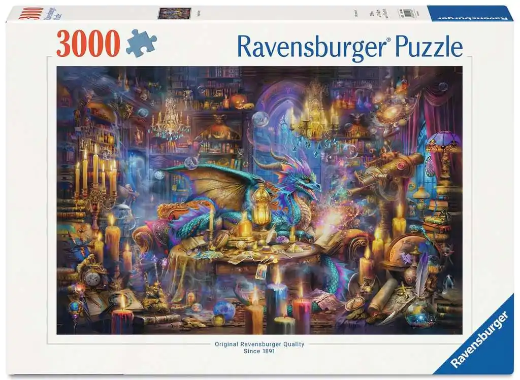 Ravensburger Jigsaw Puzzle Dragon&#039;s Library (3000 pieces) product photo