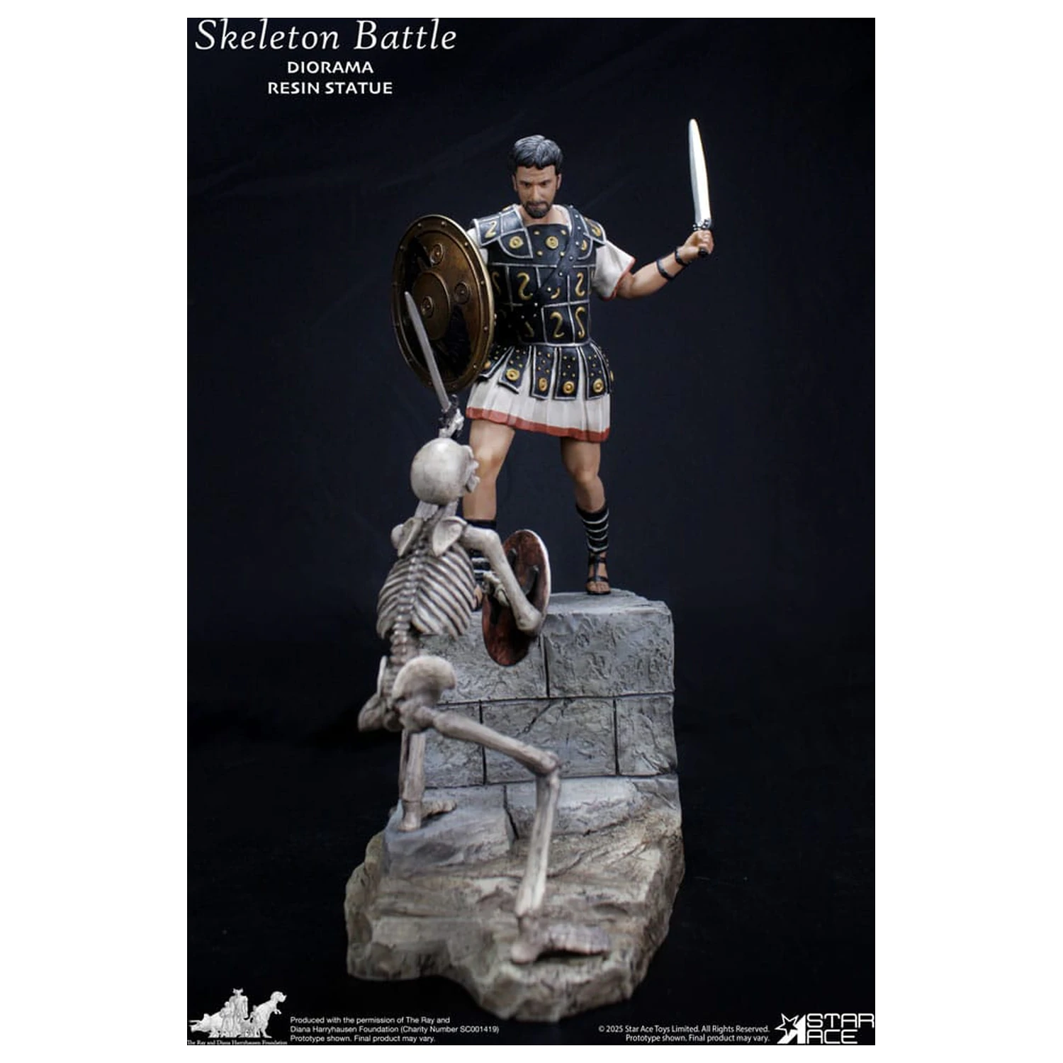 Ray Harryhausen Diorama 1/8 Skeleton Battle Scene 30 cm  product photo