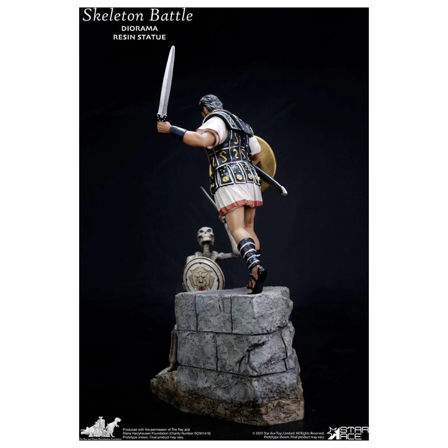 Ray Harryhausen Diorama 1/8 Skeleton Battle Scene 30 cm  product photo