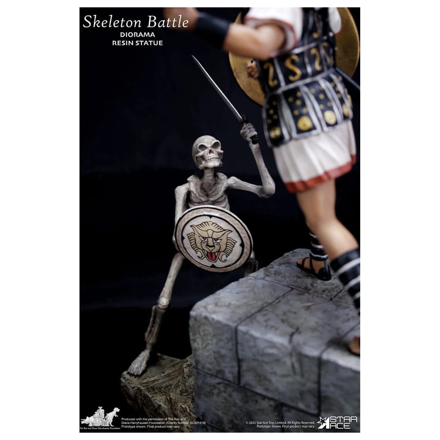 Ray Harryhausen Diorama 1/8 Skeleton Battle Scene 30 cm  product photo