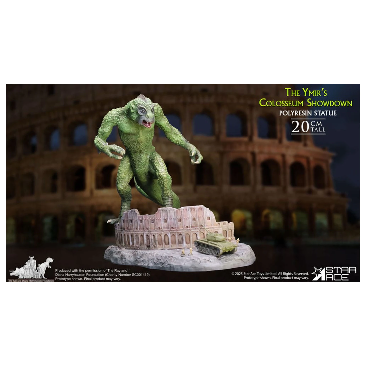 Ray Harryhausen Diorama 1/8 The Ymir's Colosseum Showdown 20 cm product photo