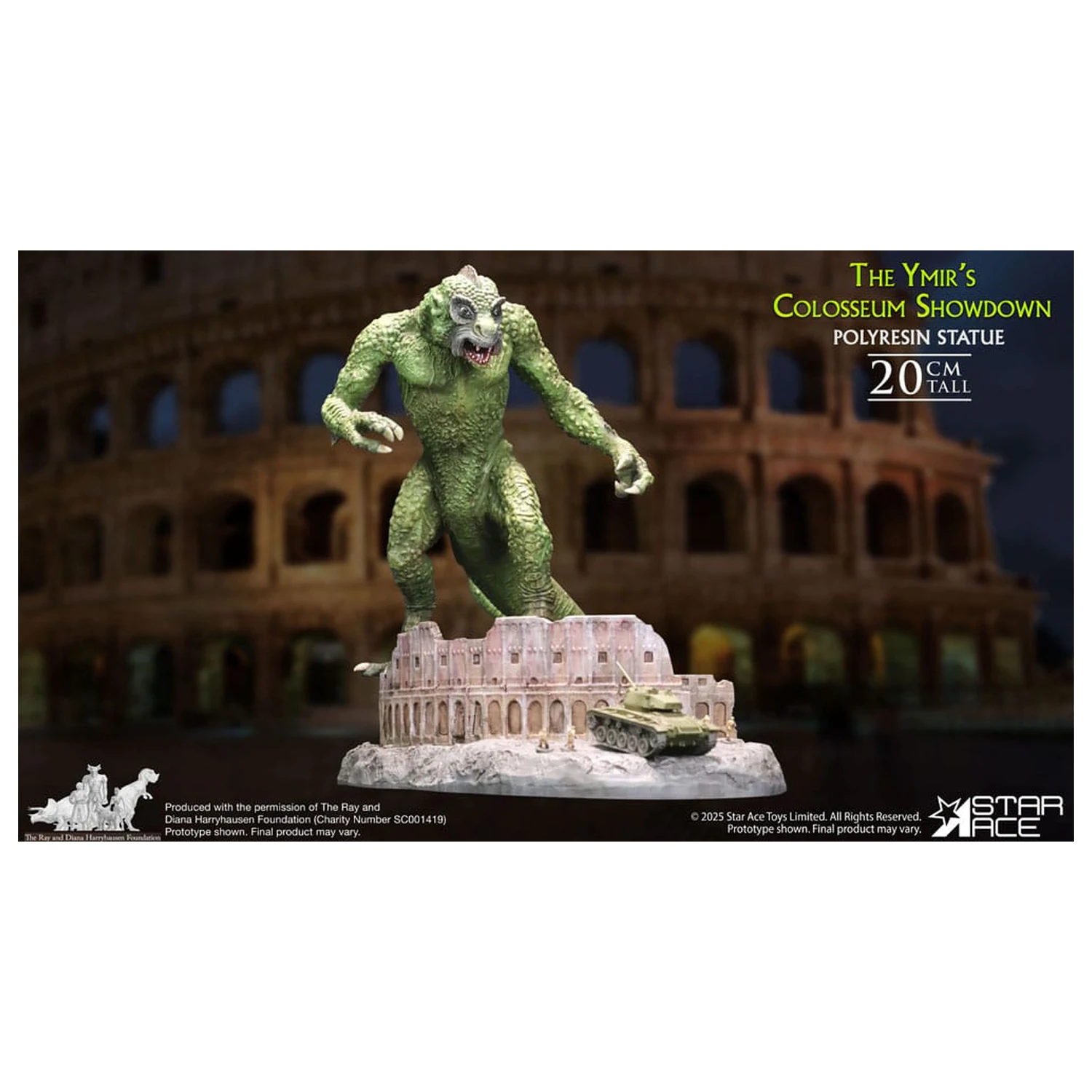 Ray Harryhausen Diorama 1/8 The Ymir's Colosseum Showdown 20 cm product photo