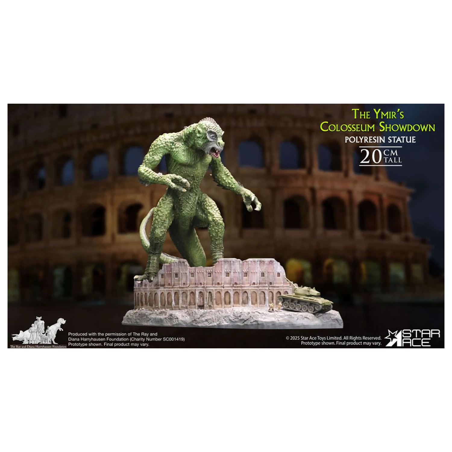 Ray Harryhausen Diorama 1/8 The Ymir's Colosseum Showdown 20 cm product photo