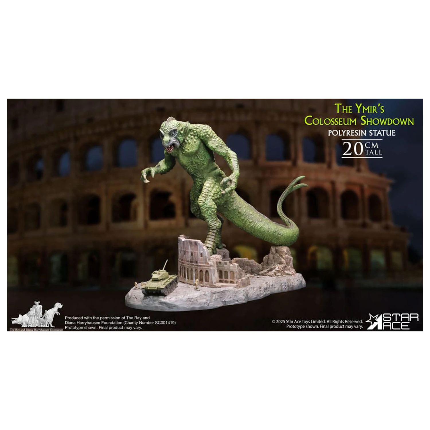 Ray Harryhausen Diorama 1/8 The Ymir's Colosseum Showdown 20 cm product photo