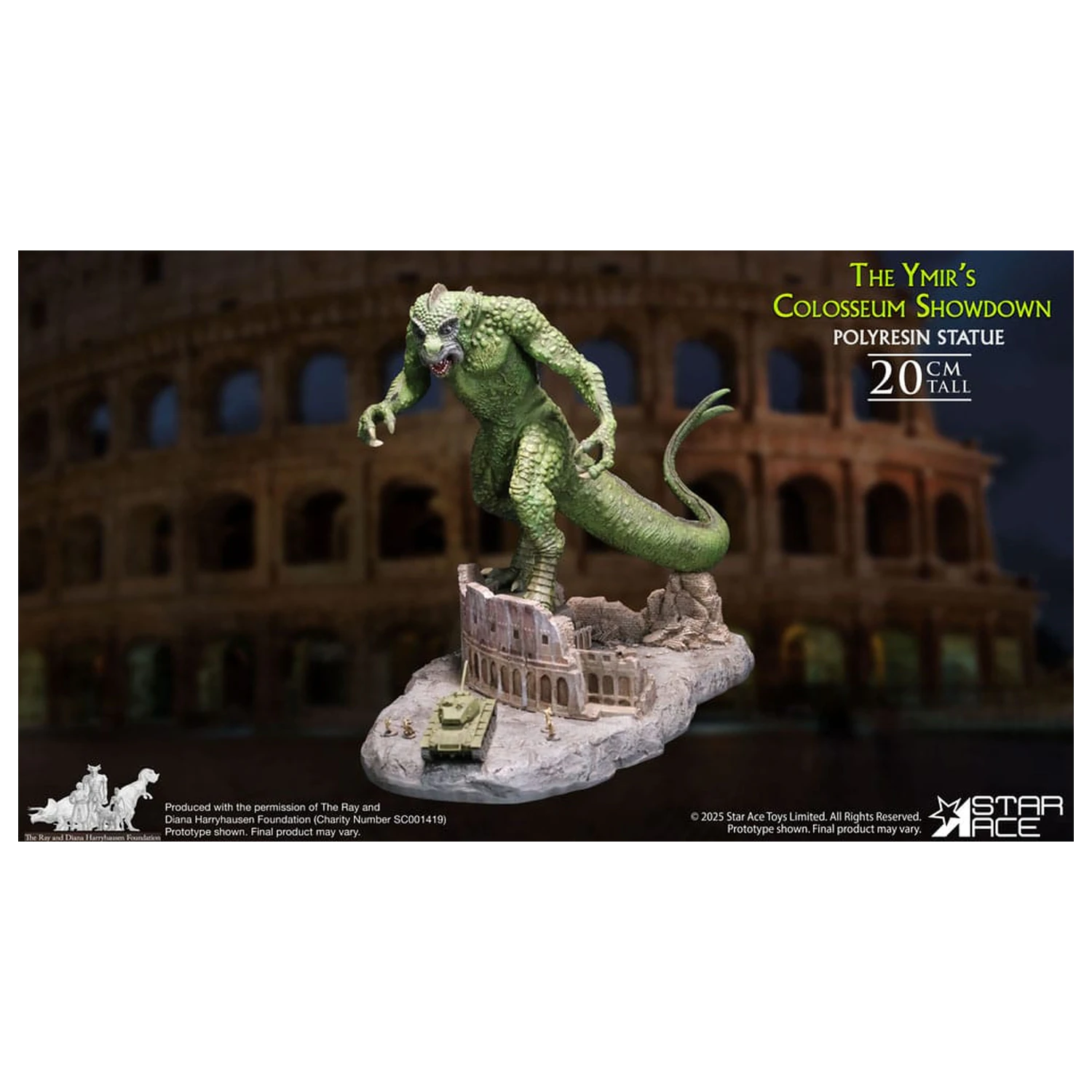 Ray Harryhausen Diorama 1/8 The Ymir's Colosseum Showdown 20 cm product photo