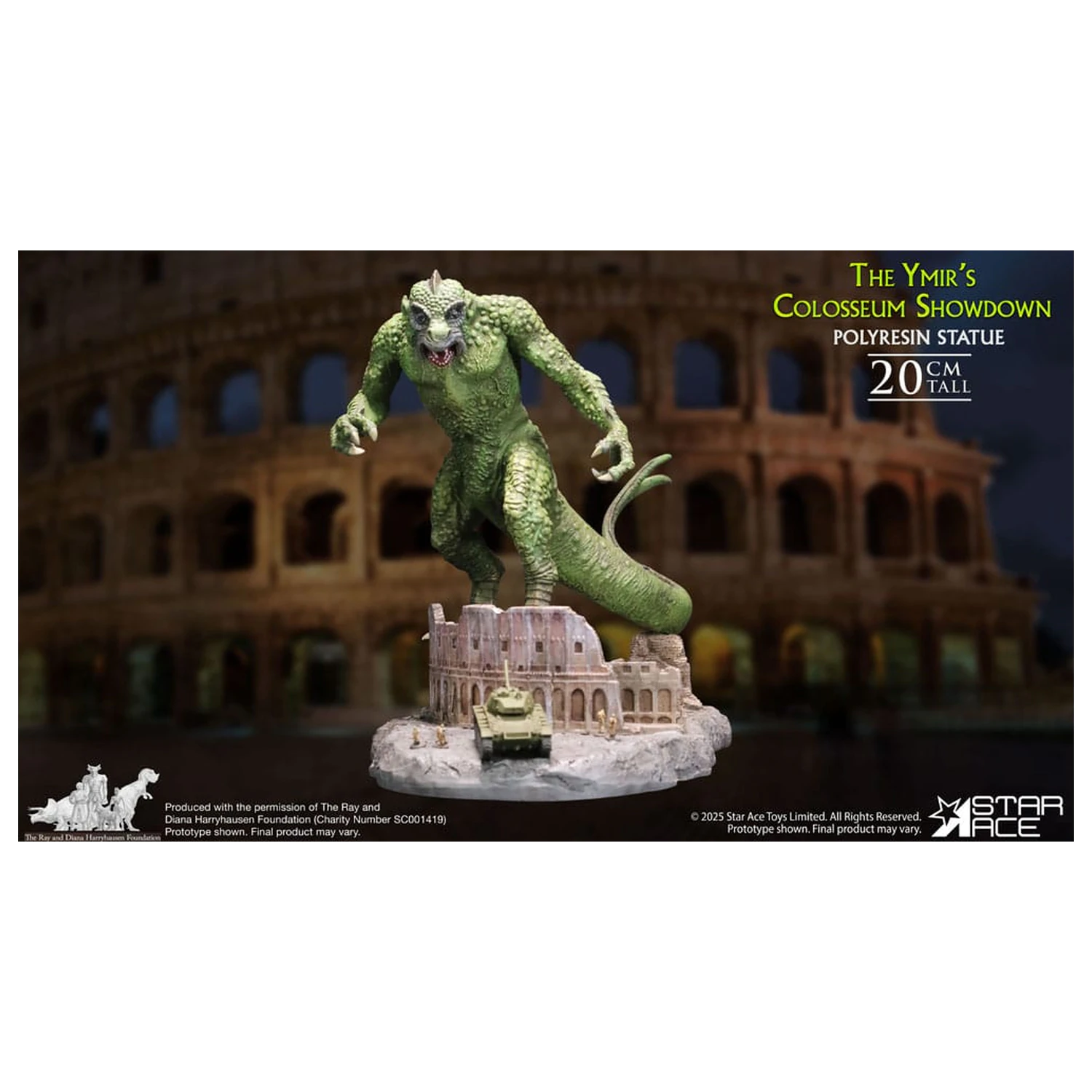 Ray Harryhausen Diorama 1/8 The Ymir's Colosseum Showdown 20 cm product photo