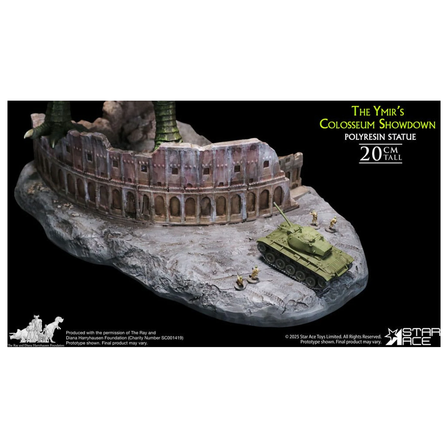 Ray Harryhausen Diorama 1/8 The Ymir's Colosseum Showdown 20 cm product photo