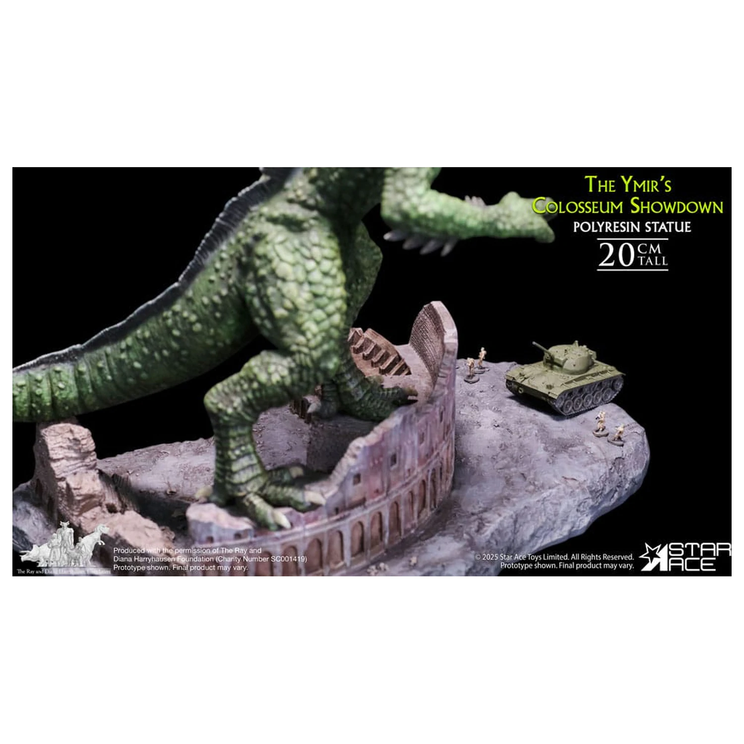 Ray Harryhausen Diorama 1/8 The Ymir's Colosseum Showdown 20 cm product photo