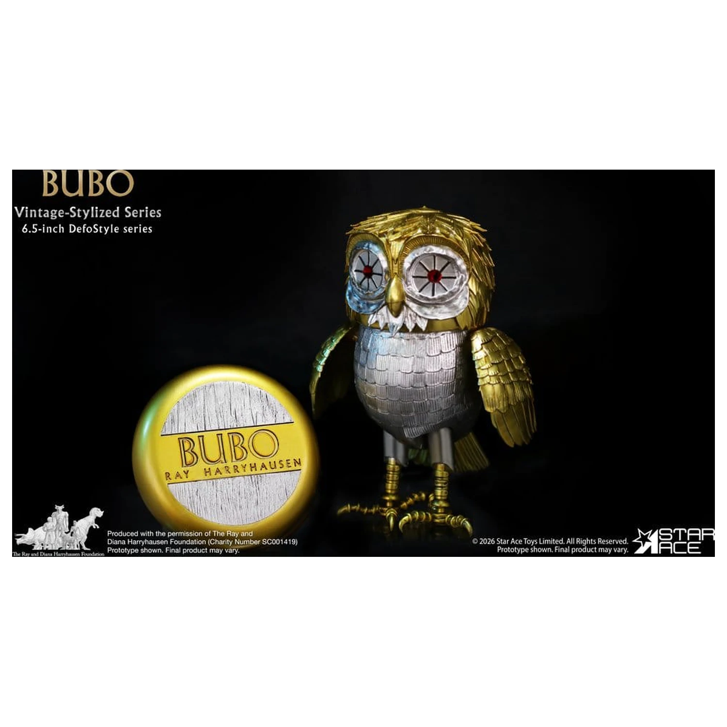 Ray Harryhausen Collection DefoStyle Soft-vinyl Statue Bubo 17 cm product photo