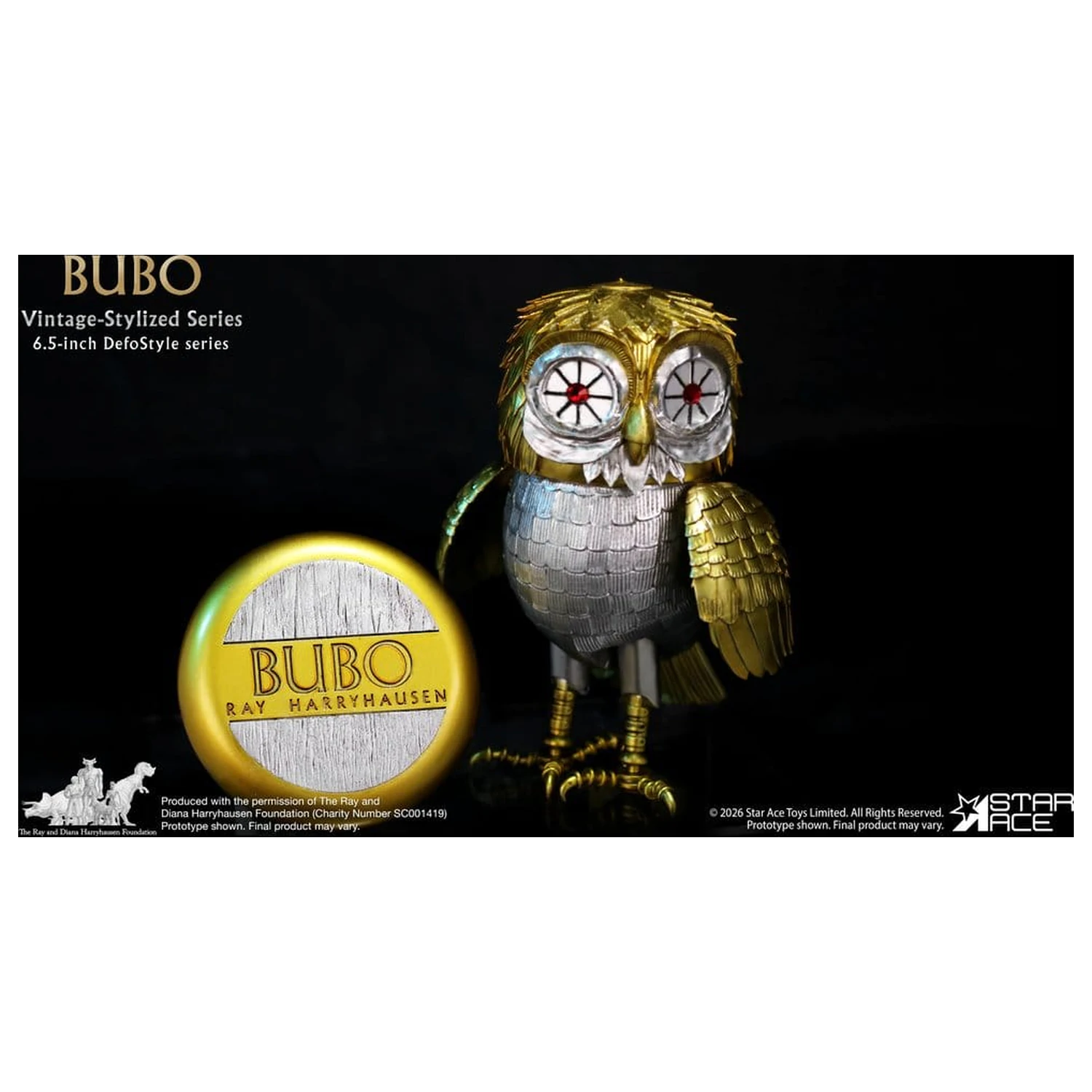 Ray Harryhausen Collection DefoStyle Soft-vinyl Statue Bubo 17 cm product photo