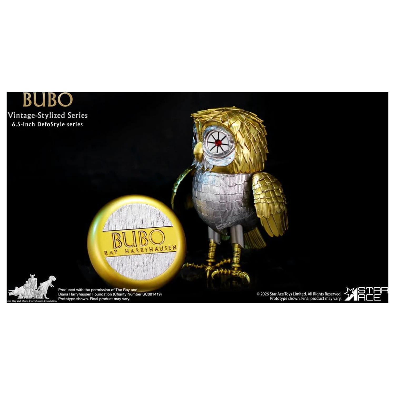Ray Harryhausen Collection DefoStyle Soft-vinyl Statue Bubo 17 cm product photo