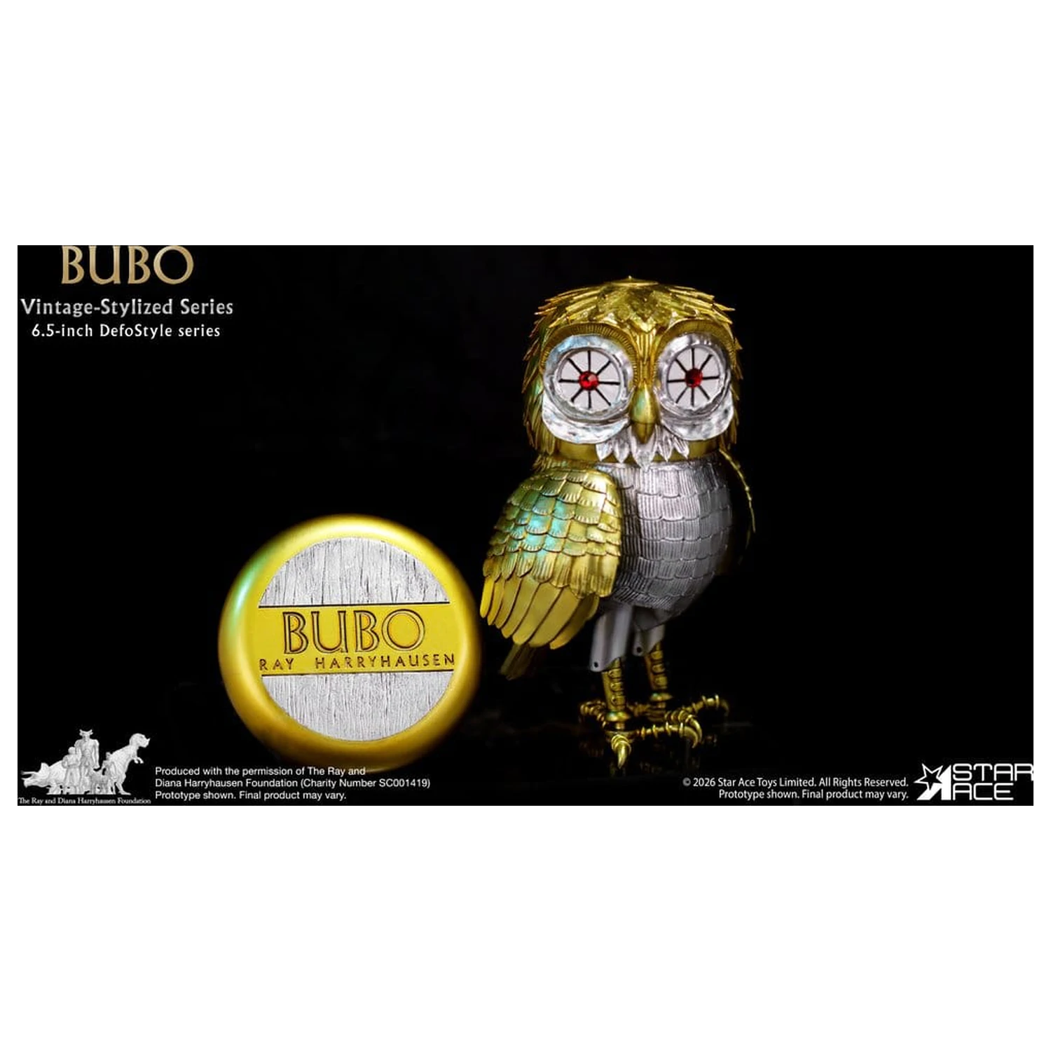 Ray Harryhausen Collection DefoStyle Soft-vinyl Statue Bubo 17 cm product photo