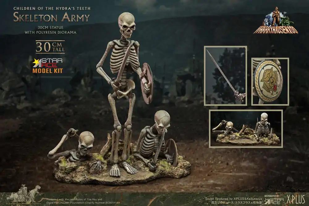 Ray Harryhausen´s Resin Model Kit Children of the Hydra´s Teeth Skeleton Army 30 cm termékfotó