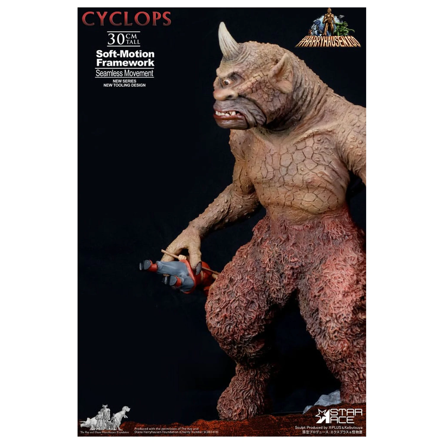  Ray Harryhausen Soft-Motion Series Statue Cyclops 30 cm product photo