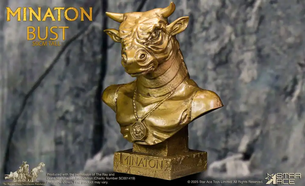 Ray Harryhausen Soft Vinyl Statue Minaton Bust 50 cm product photo