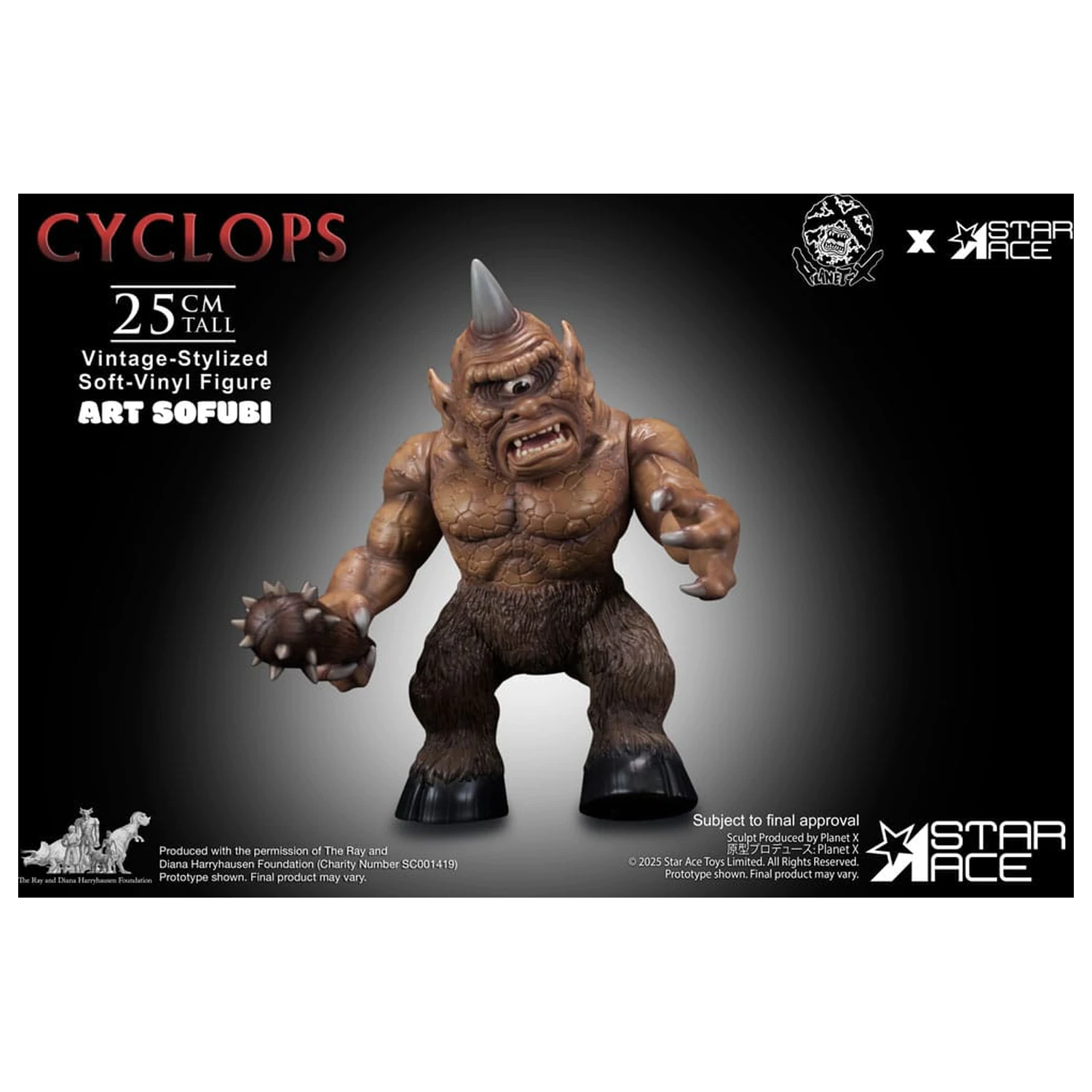 Ray Harryhausen Soft Vinyl Statue Cyclops (Vintage-Style) 25 cm product photo