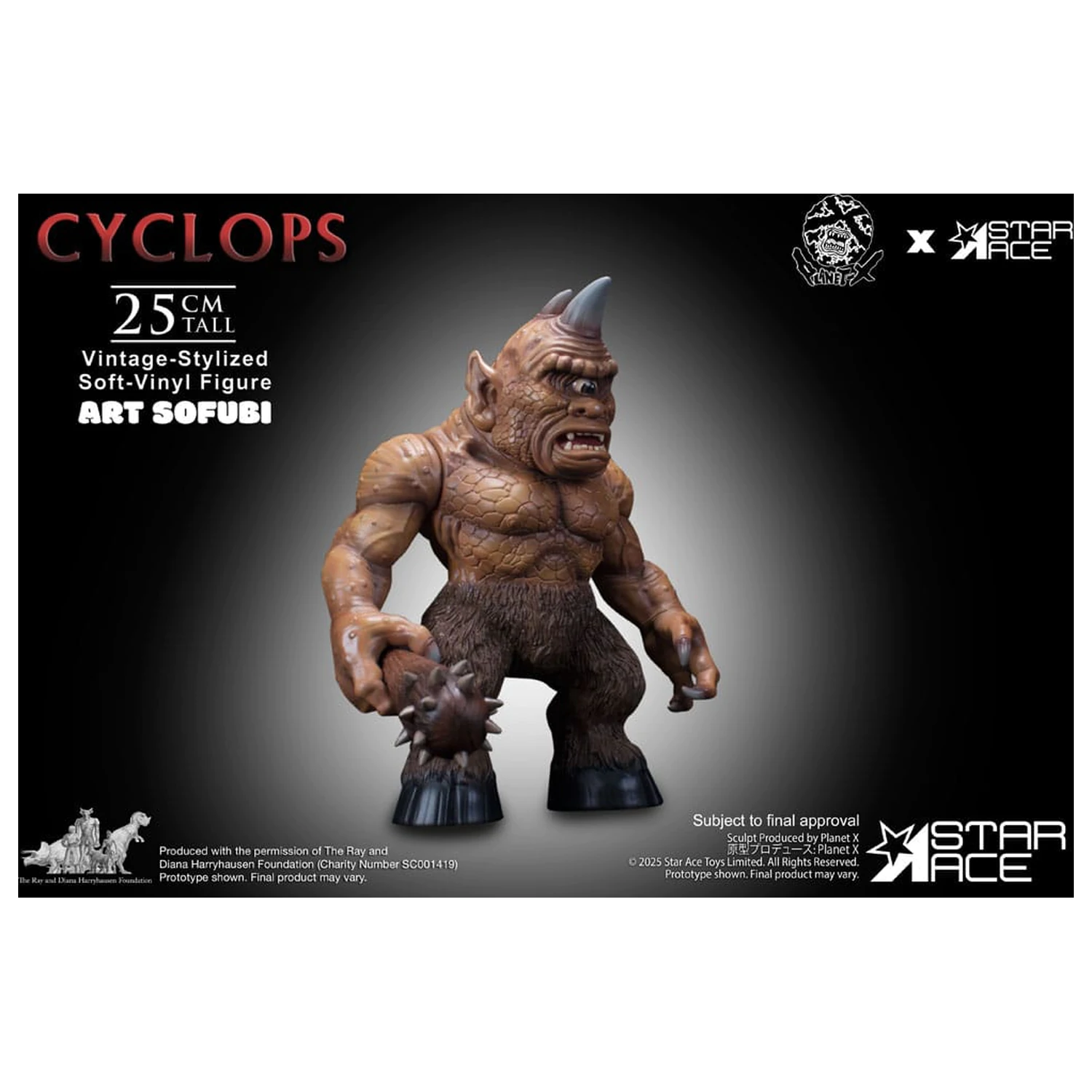 Ray Harryhausen Soft Vinyl Statue Cyclops (Vintage-Style) 25 cm product photo
