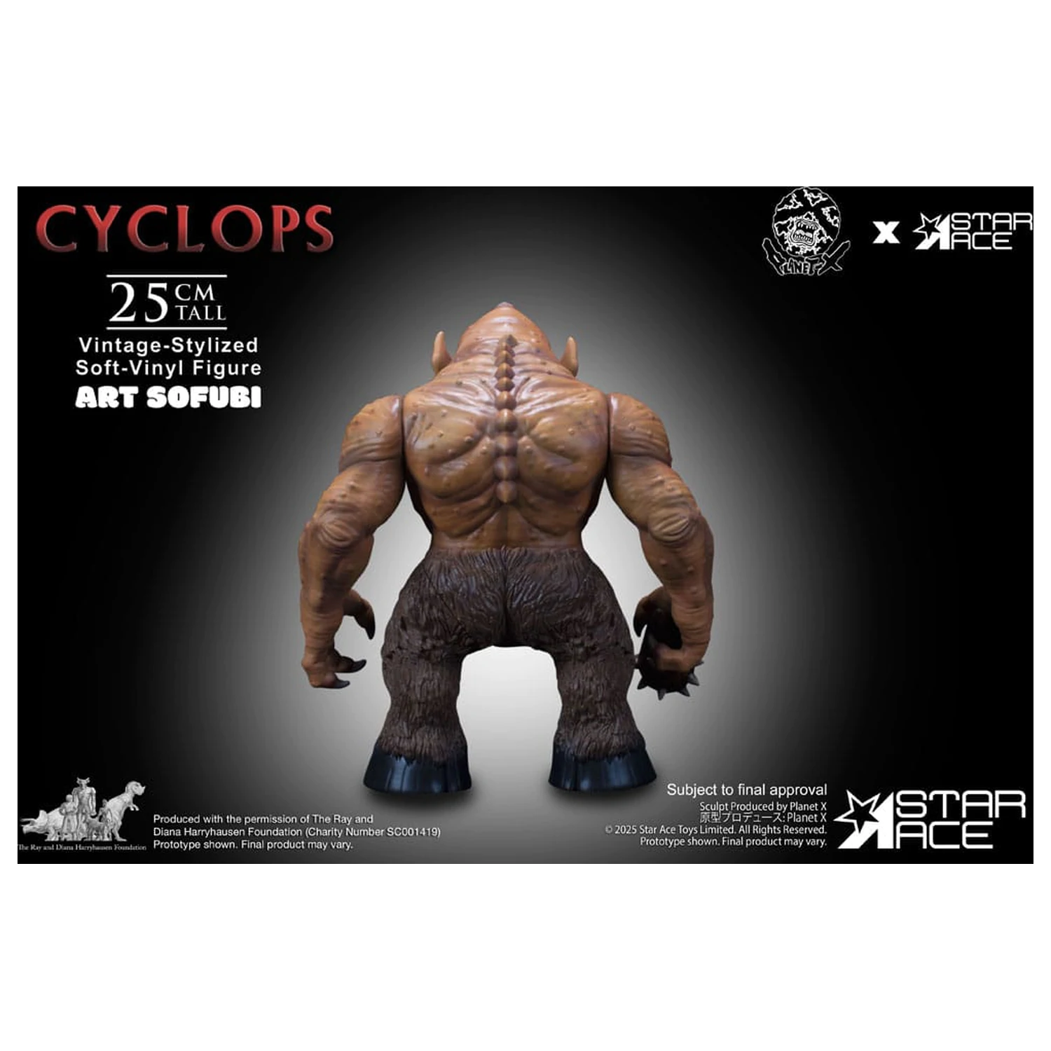 Ray Harryhausen Soft Vinyl Statue Cyclops (Vintage-Style) 25 cm product photo