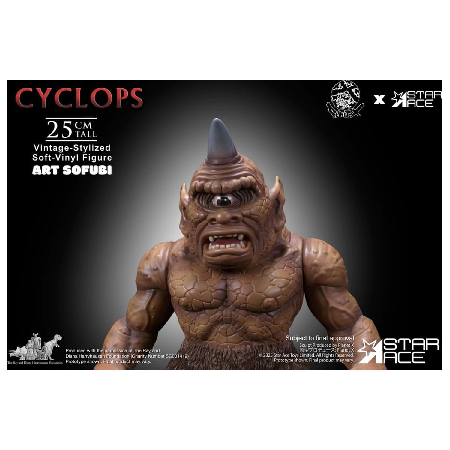 Ray Harryhausen Soft Vinyl Statue Cyclops (Vintage-Style) 25 cm product photo