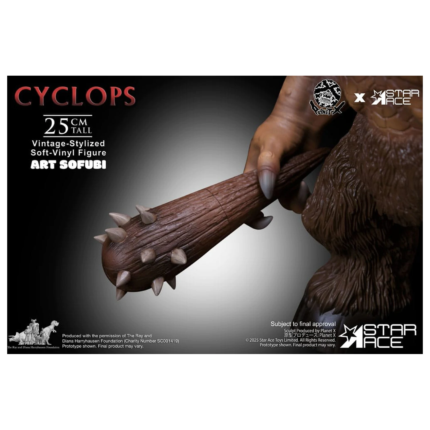 Ray Harryhausen Soft Vinyl Statue Cyclops (Vintage-Style) 25 cm product photo