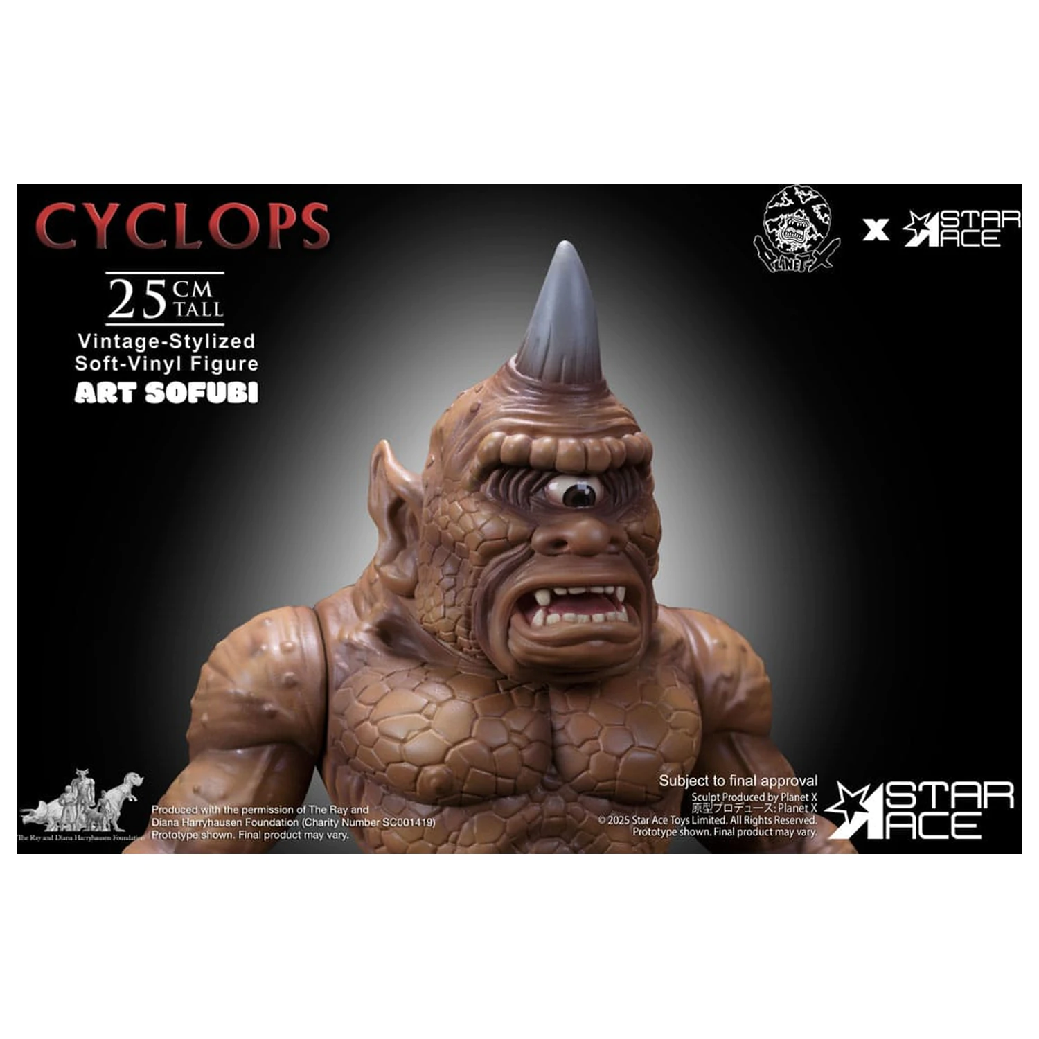 Ray Harryhausen Soft Vinyl Statue Cyclops (Vintage-Style) 25 cm product photo