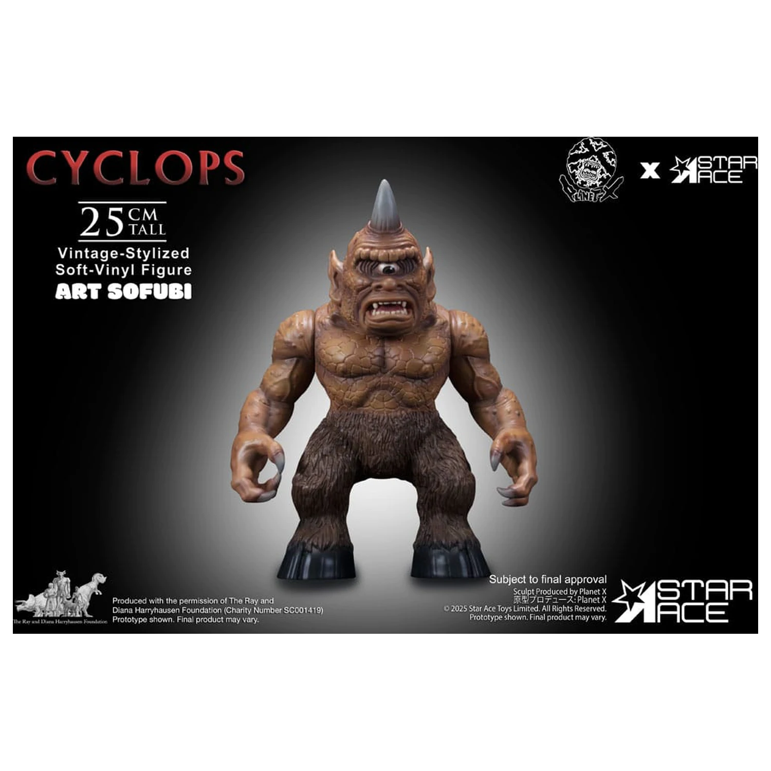 Ray Harryhausen Soft Vinyl Statue Cyclops (Vintage-Style) 25 cm product photo