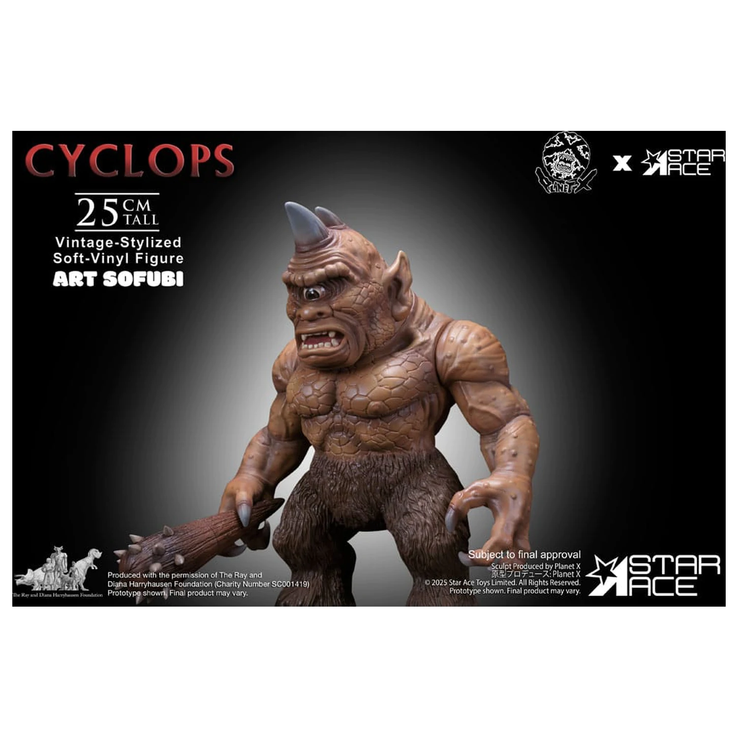 Ray Harryhausen Soft Vinyl Statue Cyclops (Vintage-Style) 25 cm product photo