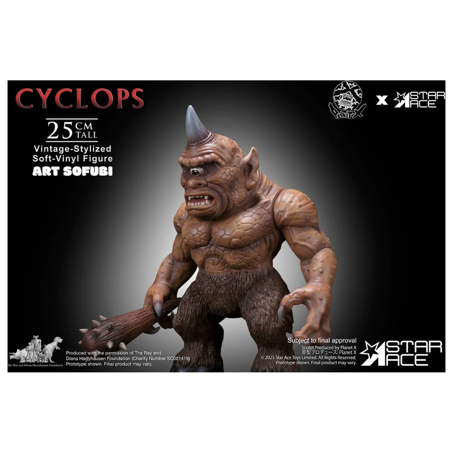 Ray Harryhausen Soft Vinyl Statue Cyclops (Vintage-Style) 25 cm product photo