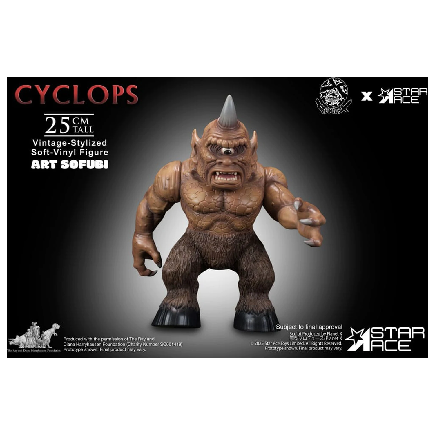 Ray Harryhausen Soft Vinyl Statue Cyclops (Vintage-Style) 25 cm product photo