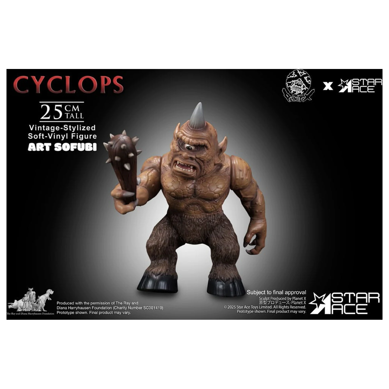 Ray Harryhausen Soft Vinyl Statue Cyclops (Vintage-Style) 25 cm product photo
