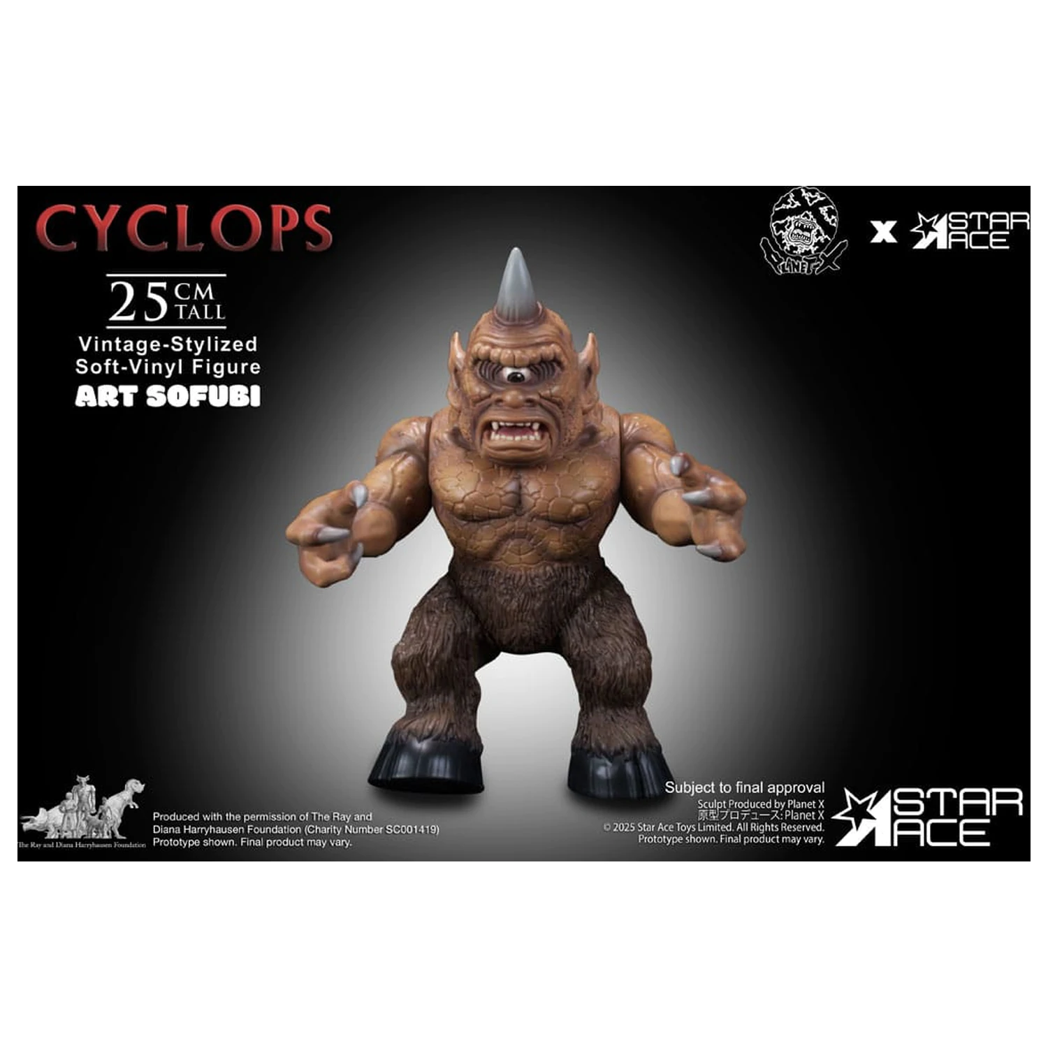 Ray Harryhausen Soft Vinyl Statue Cyclops (Vintage-Style) 25 cm product photo