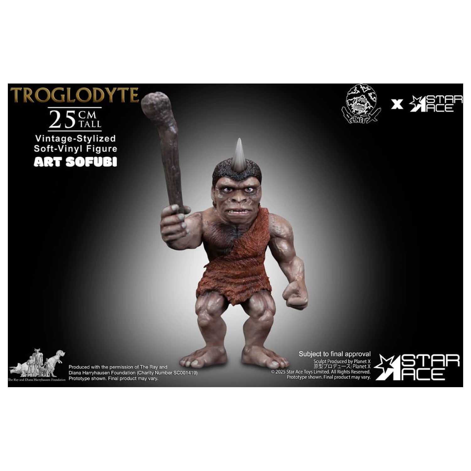 Ray Harryhausen Soft Vinyl Statue Troglodyte (Vintage-Style) 25 cm product photo