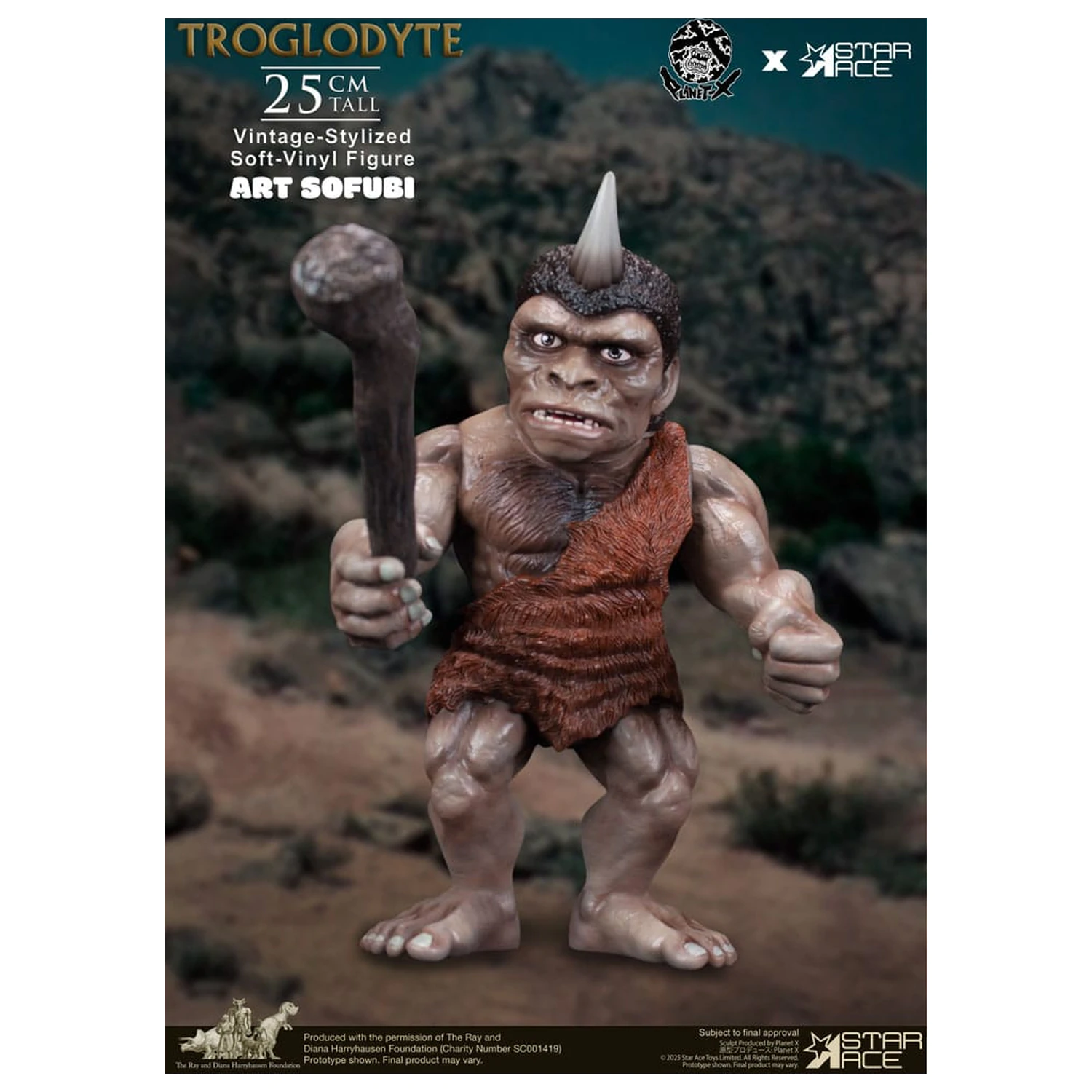 Ray Harryhausen Soft Vinyl Statue Troglodyte (Vintage-Style) 25 cm product photo