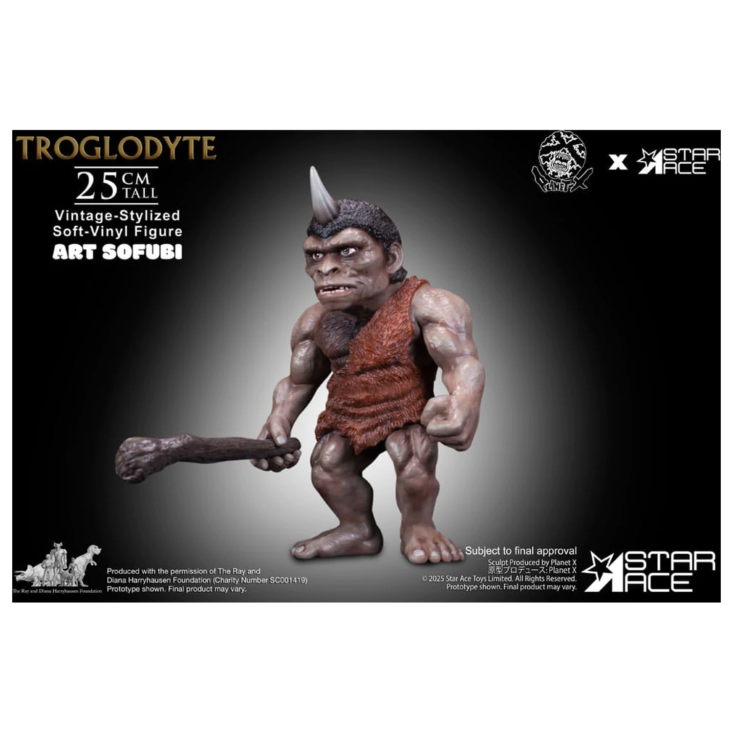 Ray Harryhausen Soft Vinyl Statue Troglodyte (Vintage-Style) 25 cm product photo