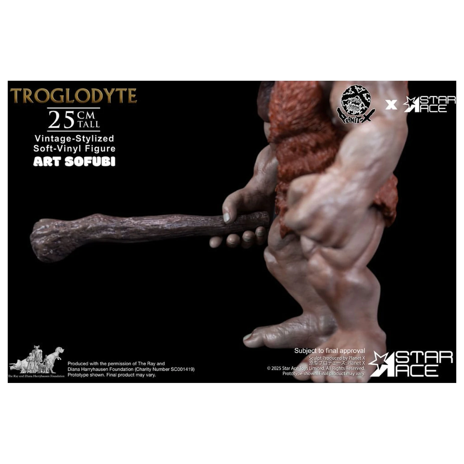 Ray Harryhausen Soft Vinyl Statue Troglodyte (Vintage-Style) 25 cm product photo