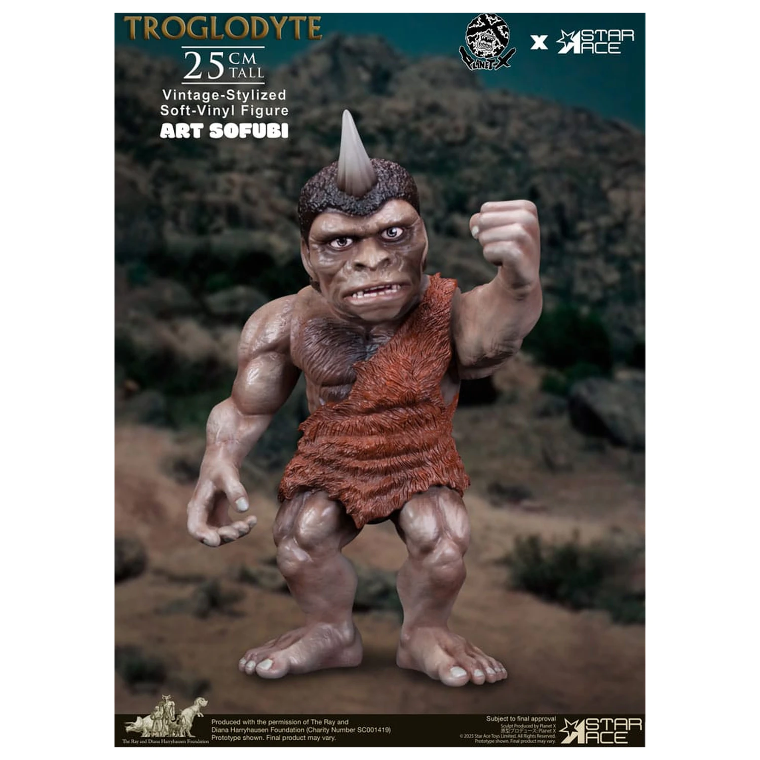 Ray Harryhausen Soft Vinyl Statue Troglodyte (Vintage-Style) 25 cm product photo