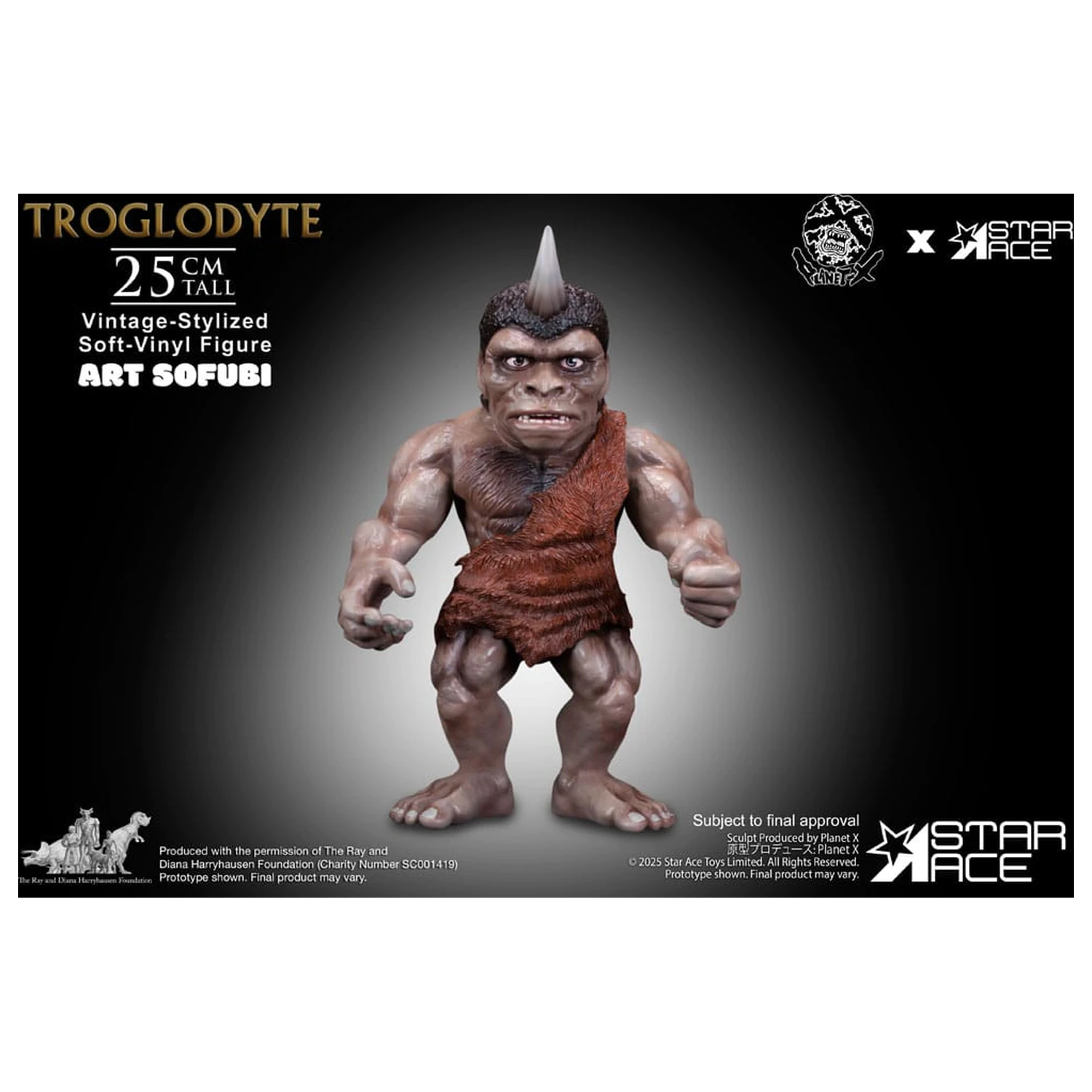 Ray Harryhausen Soft Vinyl Statue Troglodyte (Vintage-Style) 25 cm product photo