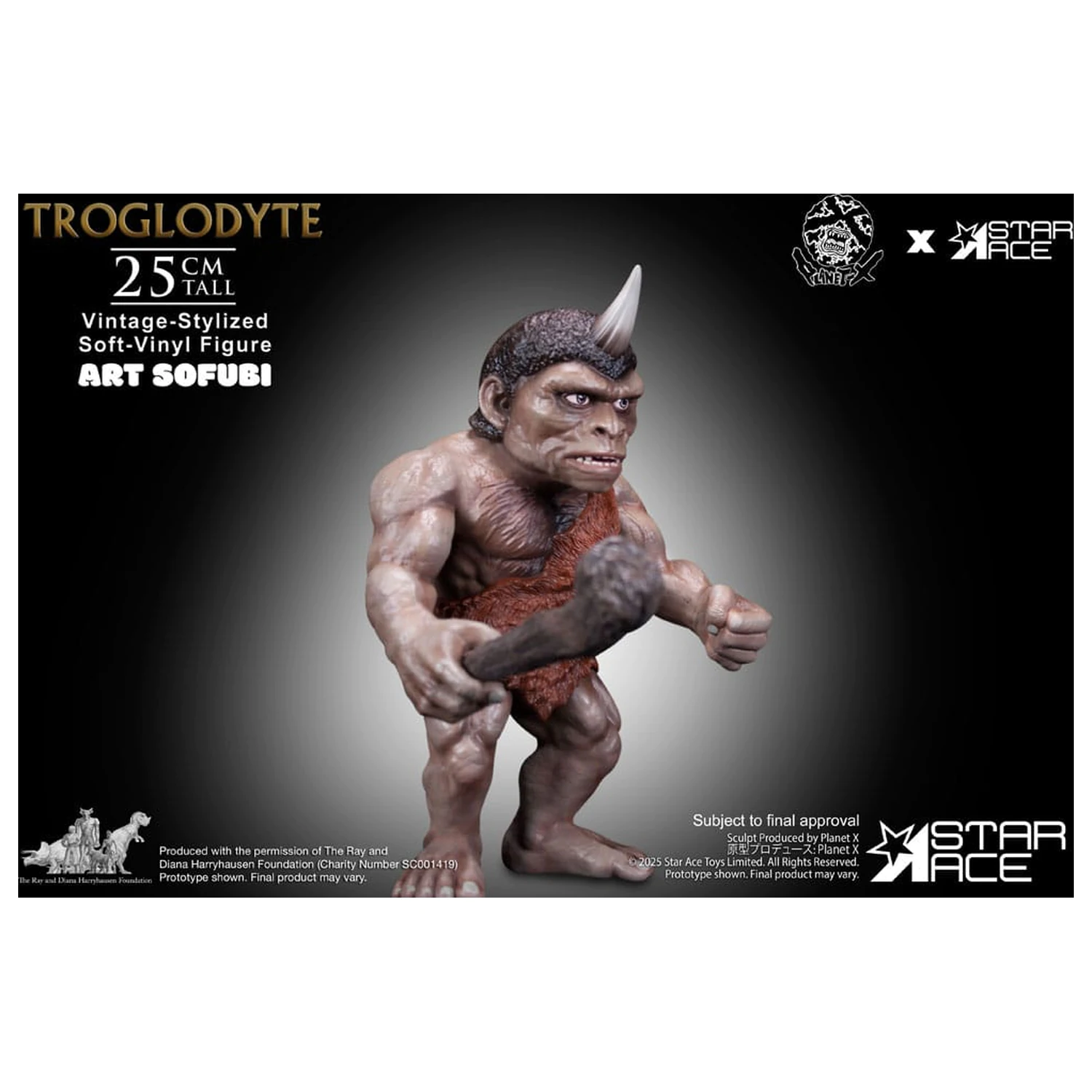 Ray Harryhausen Soft Vinyl Statue Troglodyte (Vintage-Style) 25 cm product photo