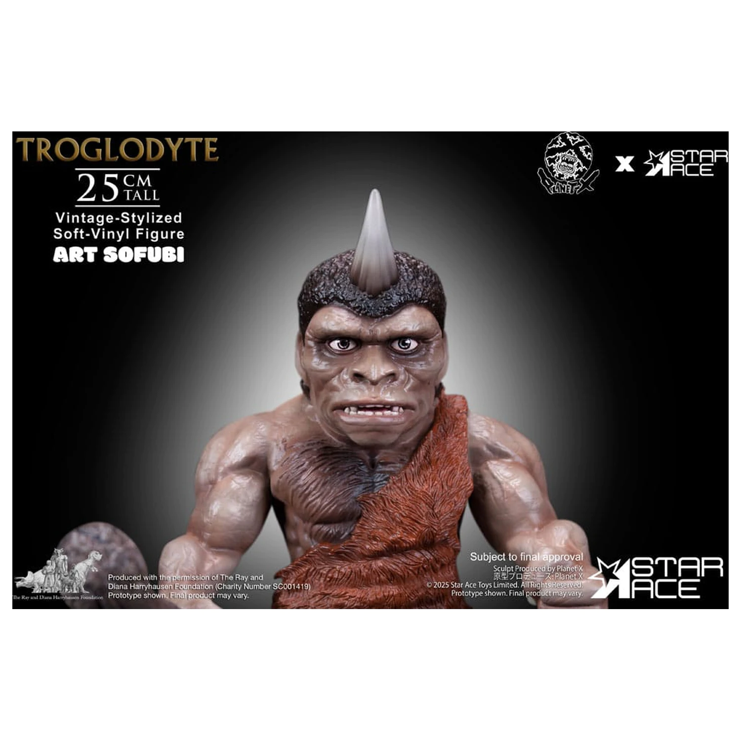 Ray Harryhausen Soft Vinyl Statue Troglodyte (Vintage-Style) 25 cm product photo