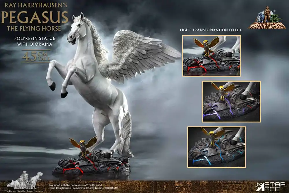 Ray Harryhausen Statue Pegasus: The Flying Horse 2.0 Deluxe Version 45 cm termékfotó