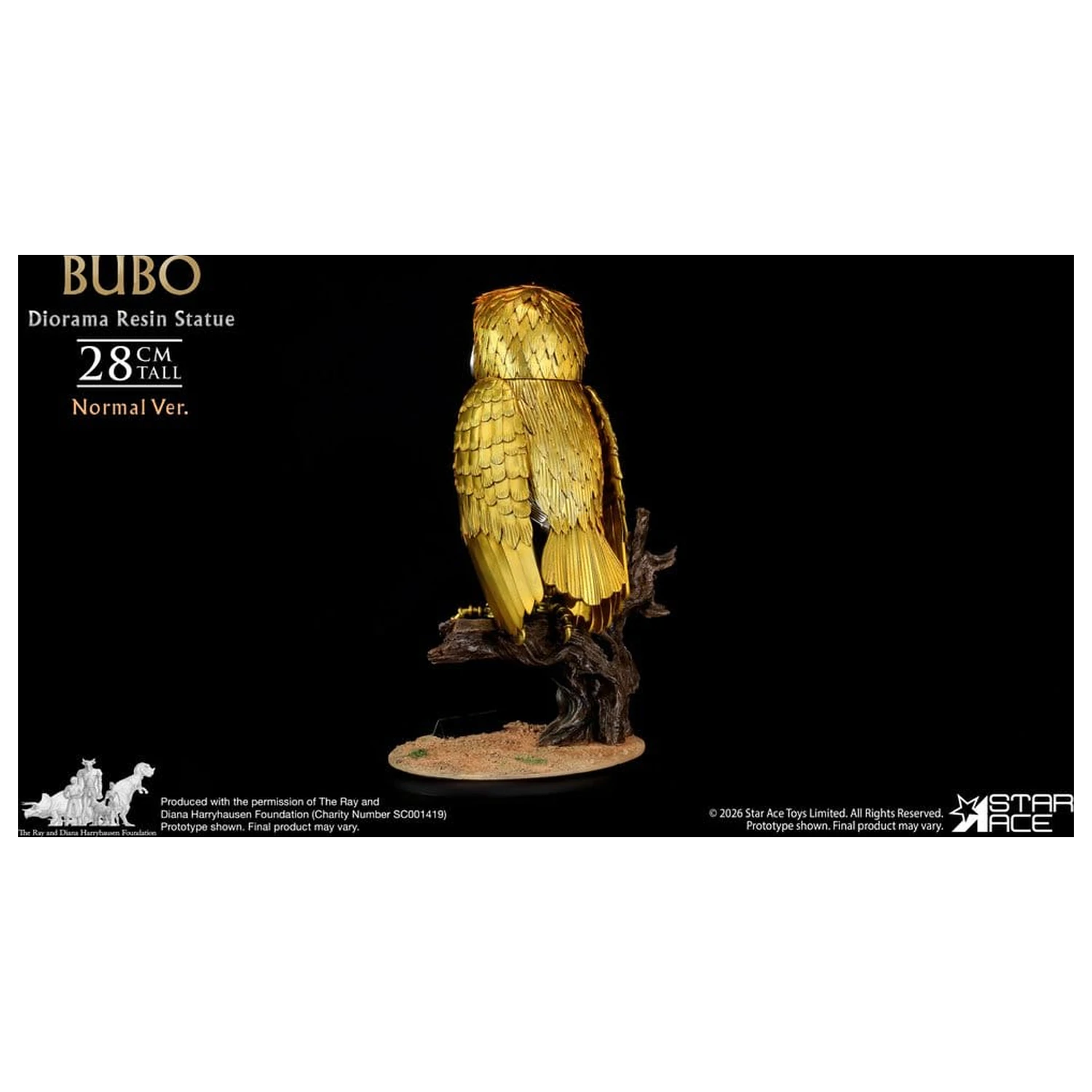 Ray Harryhausens Diorama Resin Statue Bubo Normal Ver. 28 cm product photo