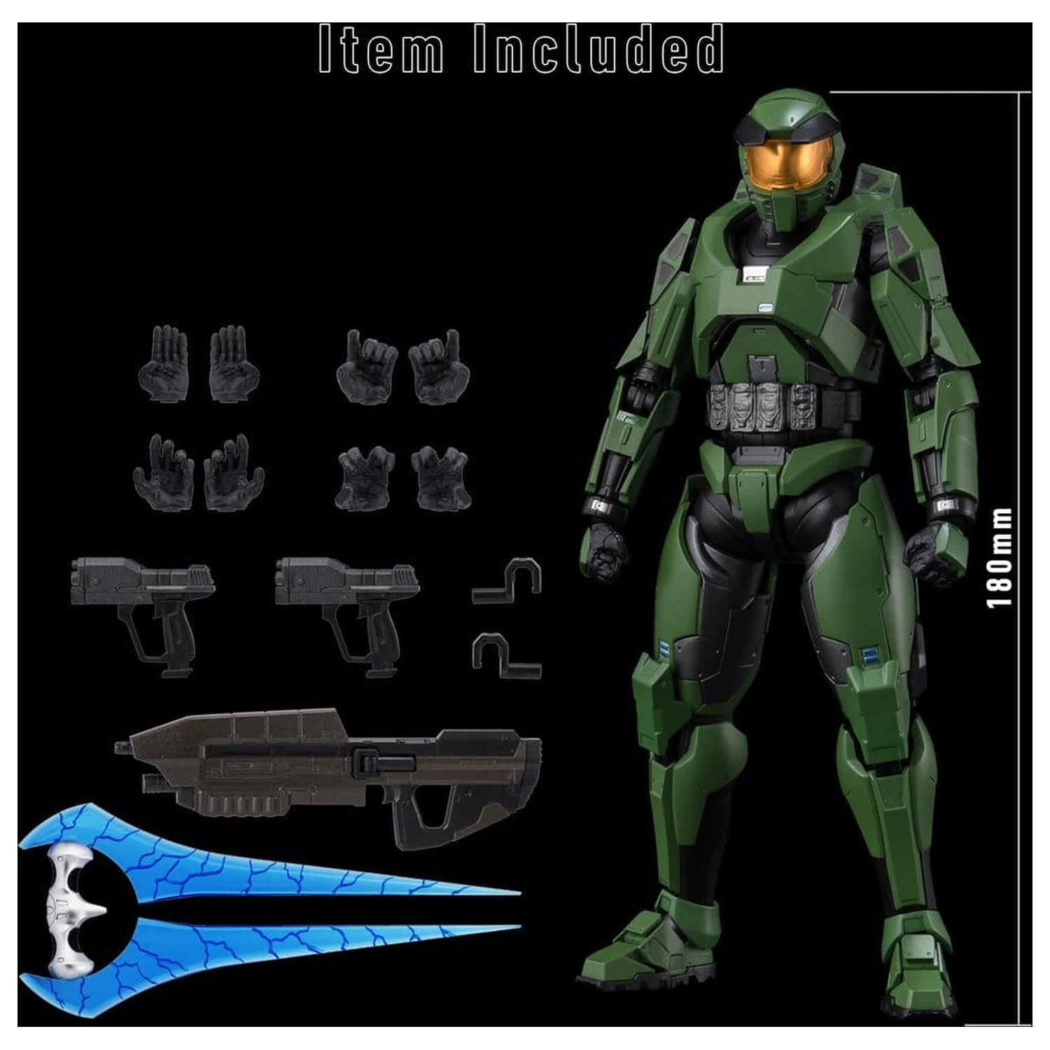 RE:EDIT Halo Action Figure 1/12 Chief Mjolnir Mark V Recolor Ver. 18 cm     product photo