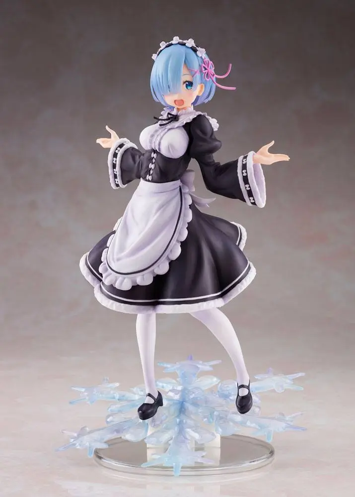 Re:Zero PVC Statue AMP Rem Winter Maid Image Ver. 23 cm product photo