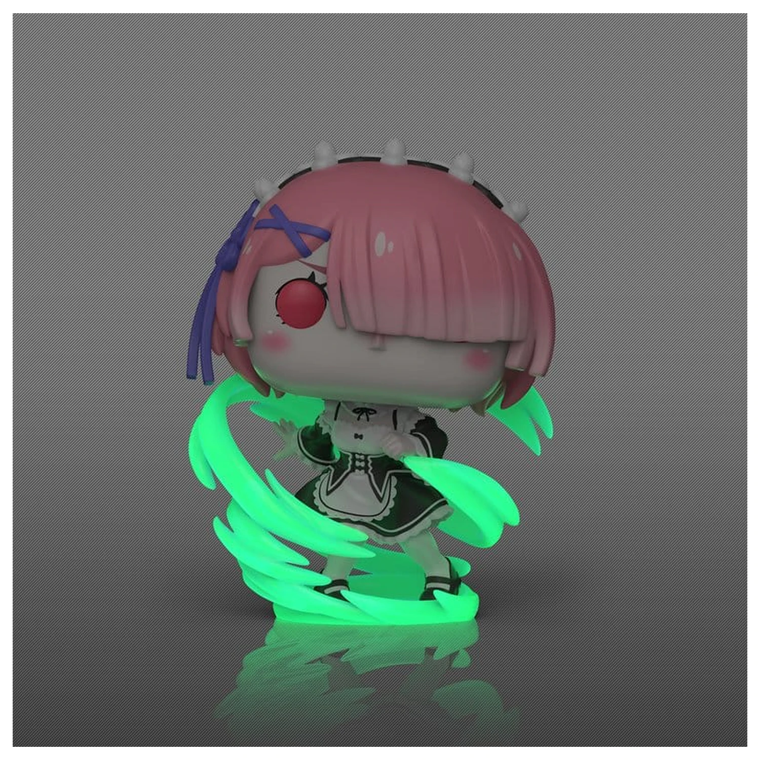 Re:Zero Funko POP! Plus Vinyl Figure Ram (Wind Magic) (Glow) Exclusive 9 cm product photo