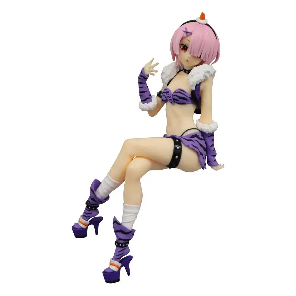 Re:Zero Noodle Stopper PVC Statue Ram Demon Costume Another Color Ver. 16 cm product photo