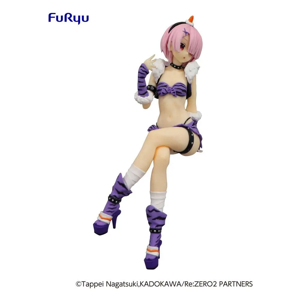 Re:Zero Noodle Stopper PVC Statue Ram Demon Costume Another Color Ver. 16 cm product photo