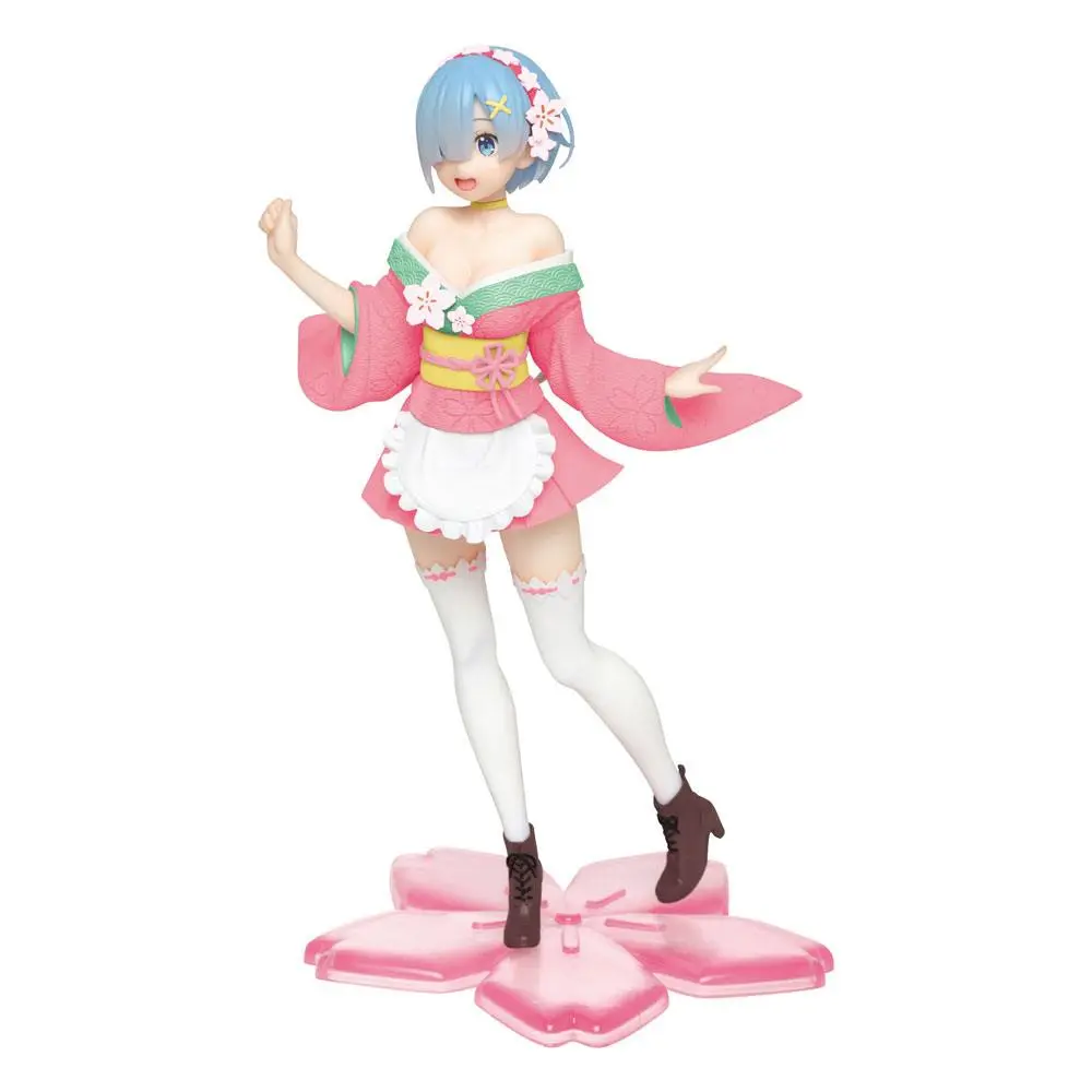 Re:Zero Precious PVC Statue Rem Original Sakura Image Ver. Renewal 23 cm product photo
