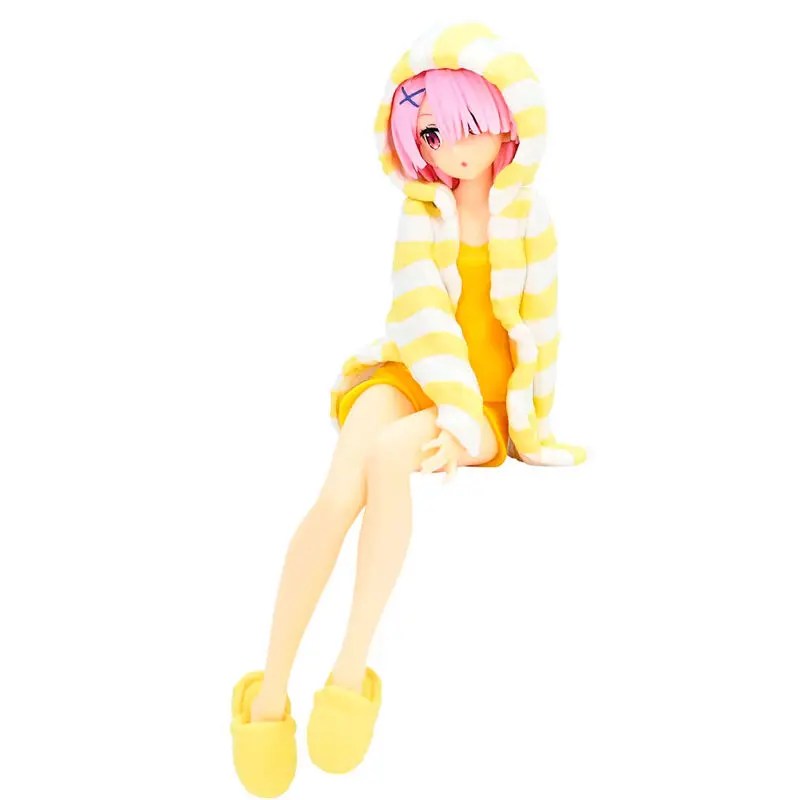 Re:Zero Noodle Stopper PVC Statue Ram Room Wear Yellow Color Ver. 14 cm product photo